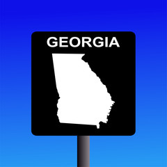 Georgia highway sign