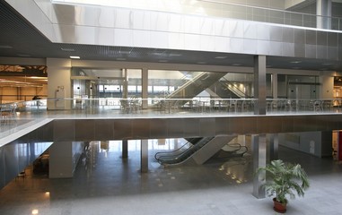 modern building hall