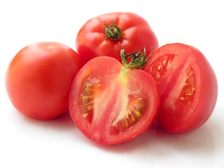 red pretty tomatoes