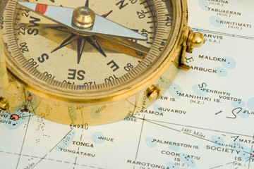 Fototapeta na wymiar Antique Compass