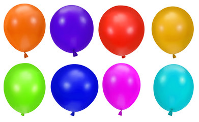  colorful party balloons background