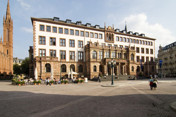 Fototapeta na wymiar Gielda Wiesbaden