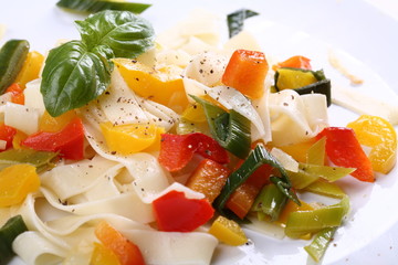 Pasta with vegetables