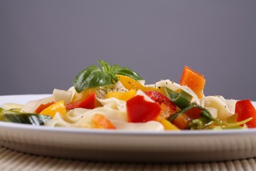 Pasta with vegetables