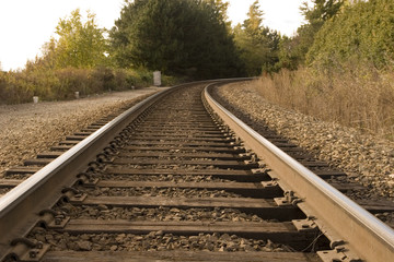 Tracks Into Curve © dbvirago