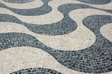 Pavement in Lisbon, Portugal