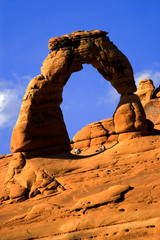 Fototapeta na wymiar Arches National Park Utah, view on delicate arch