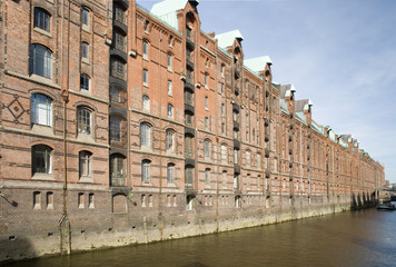 Fototapeta na wymiar hamburger speicherstadt