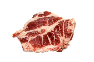 A fresh cut of ribeye steak