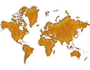 Carte Monde Terre