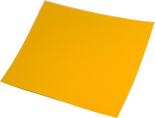 Yellow paper square