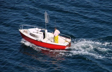 Obraz premium Canot de pêche