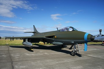 Fototapeta na wymiar Hawker Hunter