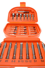 Various Tools in Orange Box