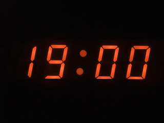 seven o clock pm