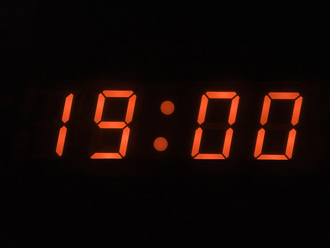 seven o clock pm