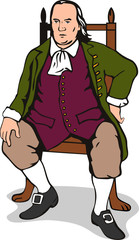 Gentleman sitting on chair