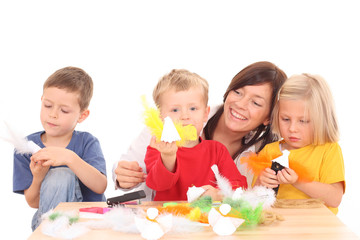 making Christmas decoratons