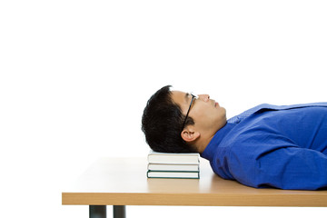 Obraz premium Sleeping businessman