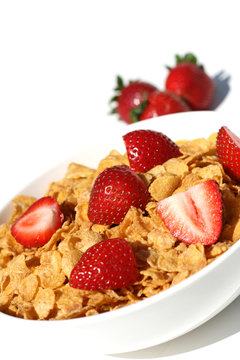 Healthy Breakfast - Corn Flakes & Berries