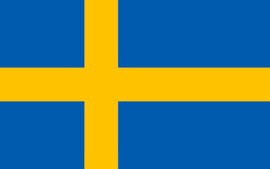 Fototapeta premium flag of sweden