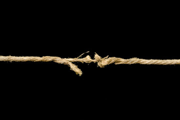The cordage broken soon