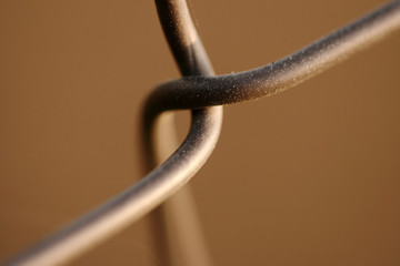 Close-up of wire netting