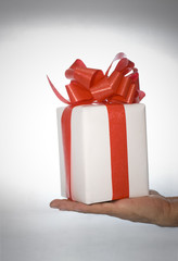 Hand with gift