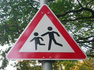 Fußgänger verboten