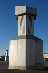 ventilating construction in the town