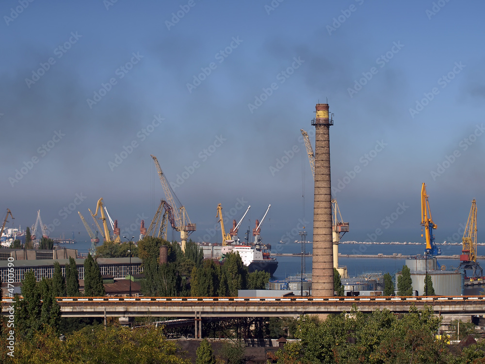 Wall mural ukraine odessa port