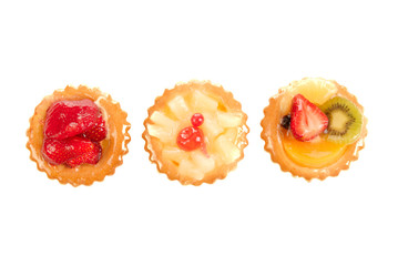 Pastry and fruit