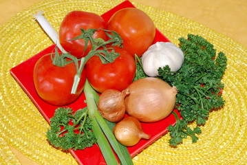 Fresh vegetables