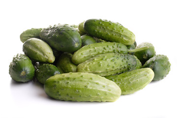 Pile of cucumbers
