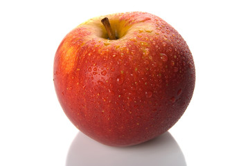 Fototapeta na wymiar Fresh juicy apple