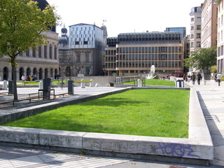 Grande place à Lyon, France