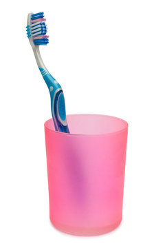 Toothbrush In Cup