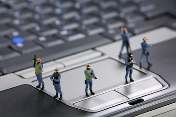 Computer security concept