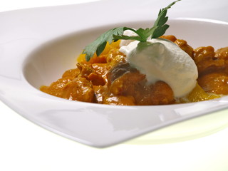 indisches hühnchen curry