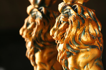 Two Golden Lions