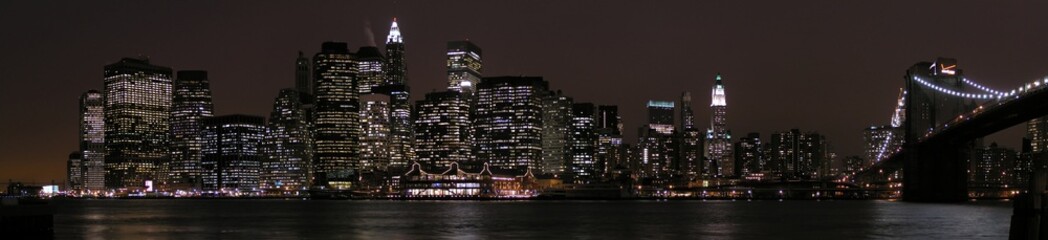 Skyline Financial District New York