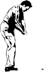 The Golf Swing Pose