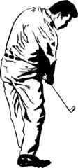 The Golf Swing Pose
