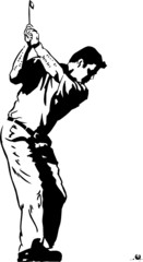 The Golf Swing Pose