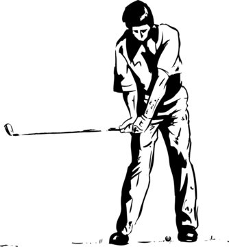 The Golf Swing Pose