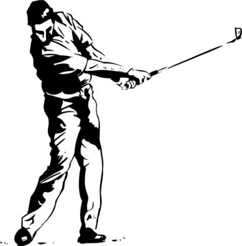 The Golf Swing Pose