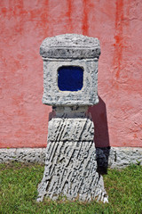 Old Garden Lighting Fixture in Estate