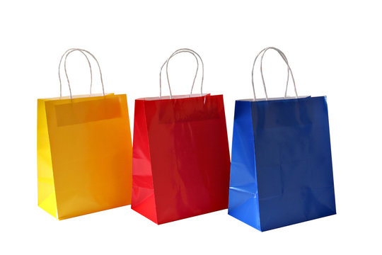 Colorful gift bags
