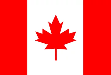 Poster Im Rahmen Kanada-Flagge © Vectorvstocker