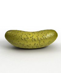 cucumber isolated on white background